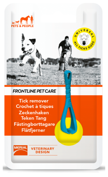 frontline pet care pince à crochet tiques chien chat